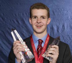 PhD's have been searching for a solution to the plastic waste problem, and a16-year-old finds the answer.